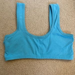 Arq Wide Strap Bra in Sky Blue